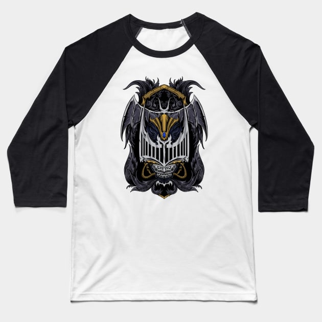 Kamen Rider Knight SIC Dark Art Baseball T-Shirt by mazyoy